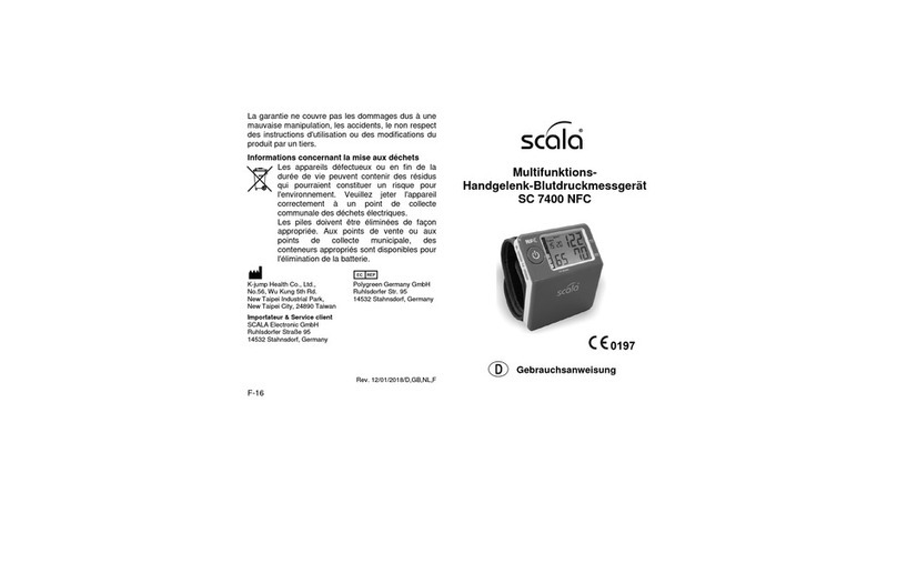 Scala SC 7400 NFC User manual Scala SC 7400 NFC User manual