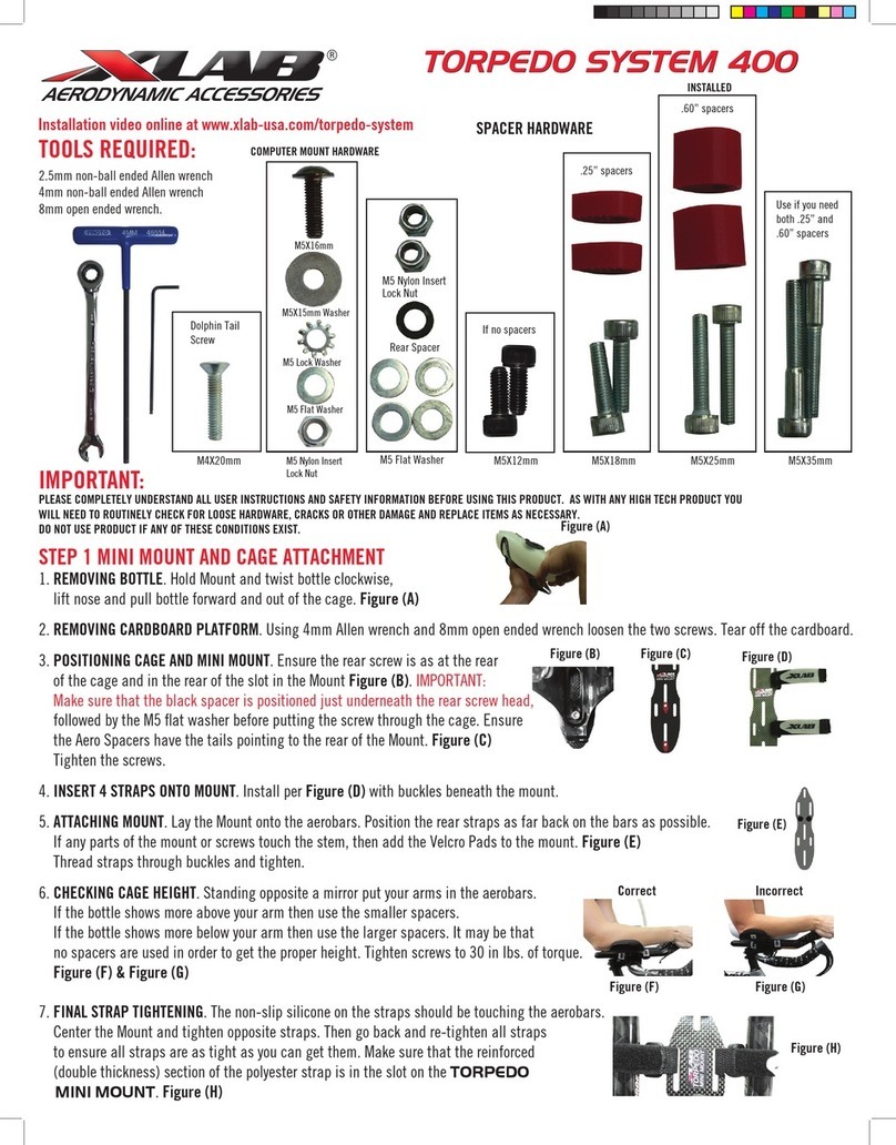 xLab TORPEDO SYSTEM 400 User manual