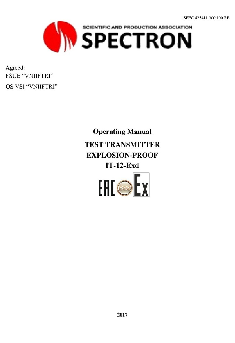 Spectron IT-12-Exd operating manual