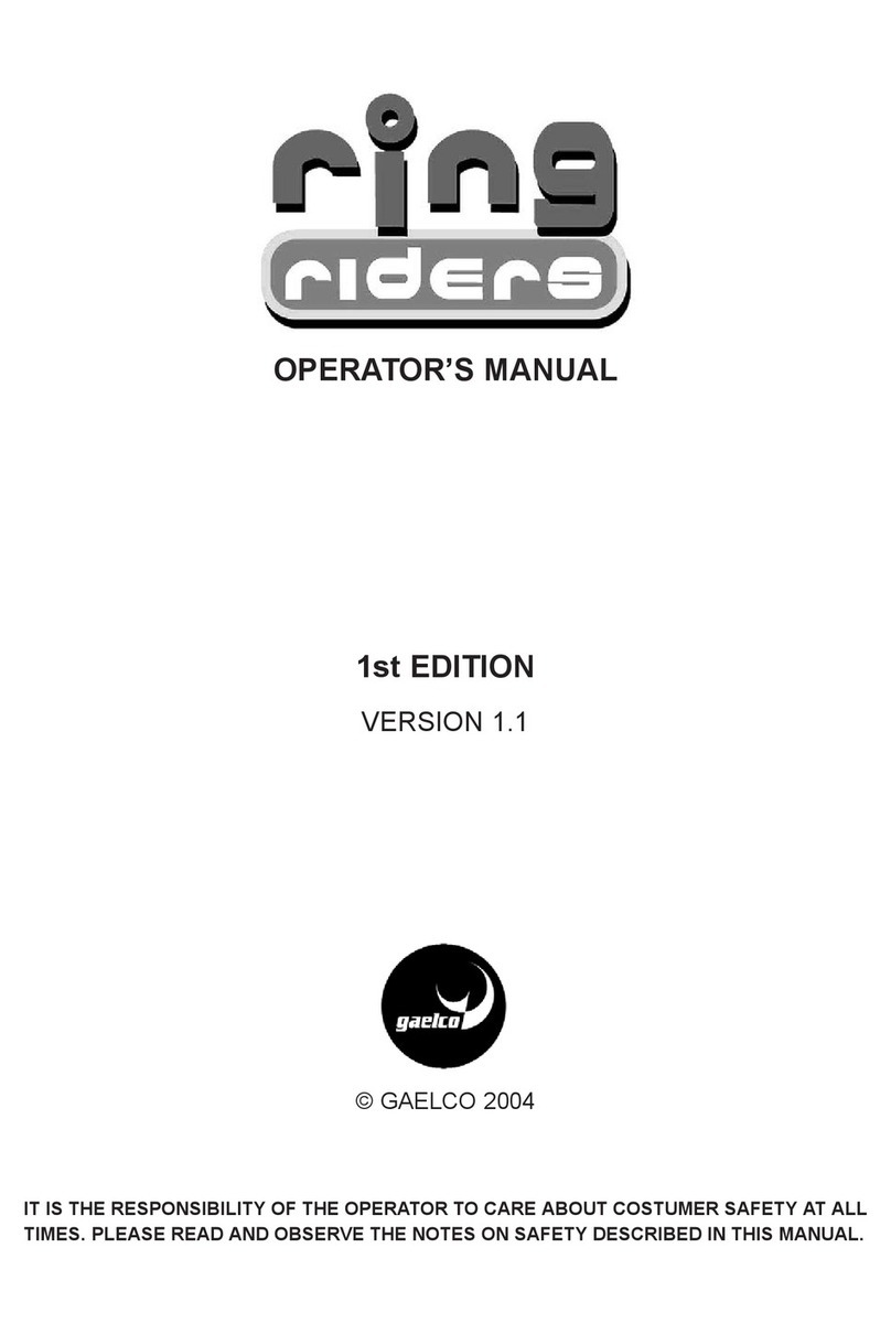 GAELCO Ring Riders Operator's manual