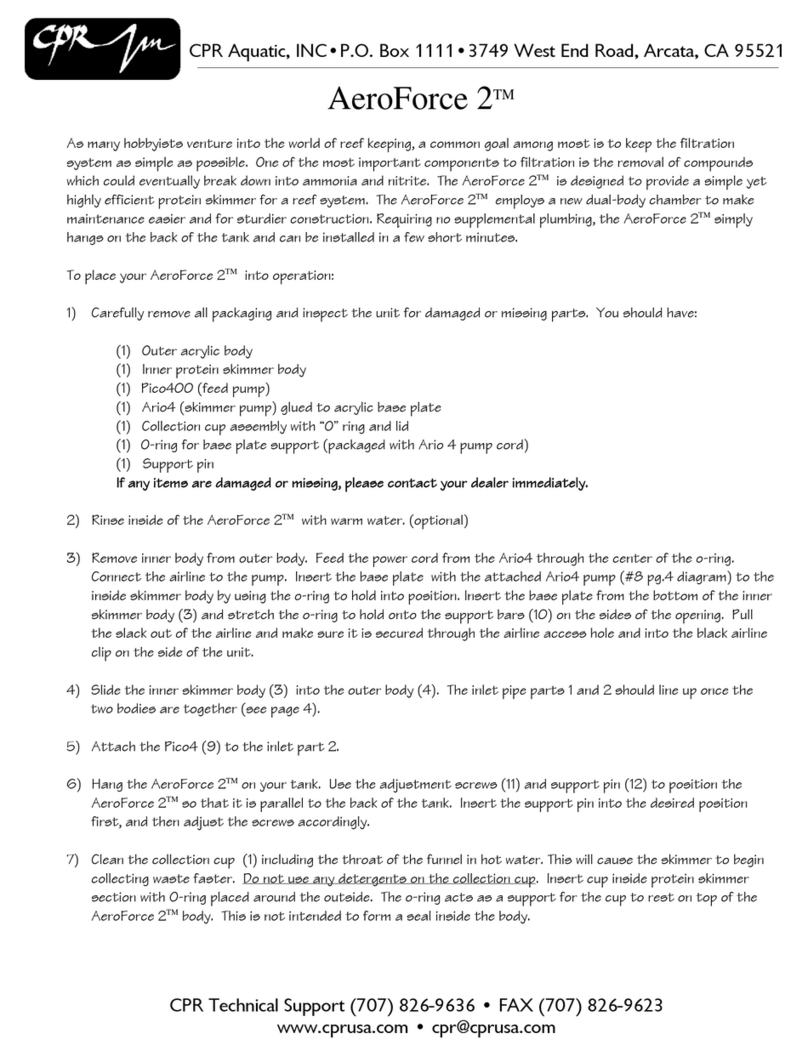 CPR AeroForce 2 manual