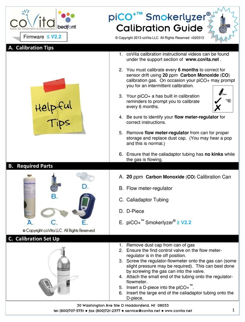 Covita piCO+ Smokerlyzer Calibration guide