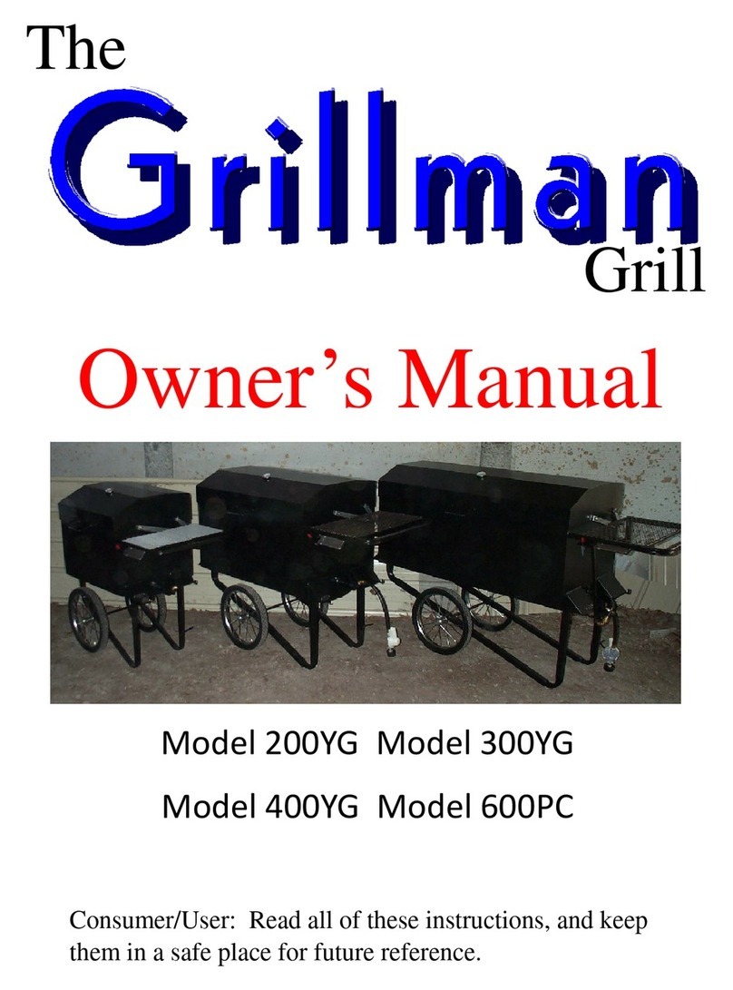 GRILLMAN 200YG owner's manual