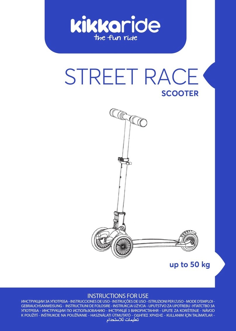 kikkaride STREET RACE Instructions for use