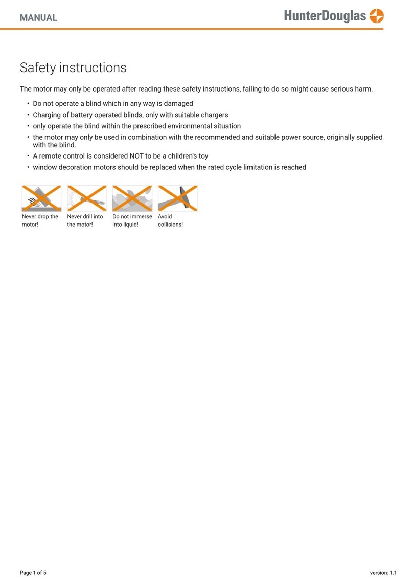 HunterDouglas PowerView User manual