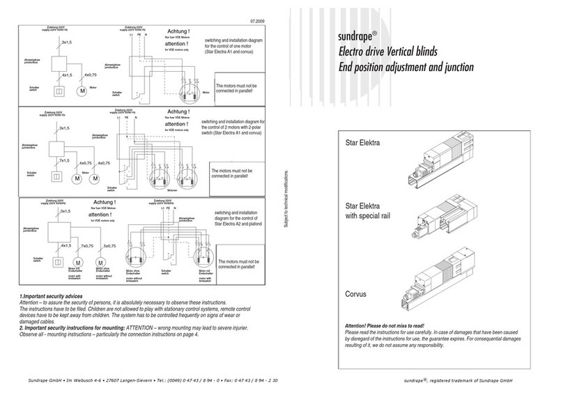 Sundrape Star Elektra instructions