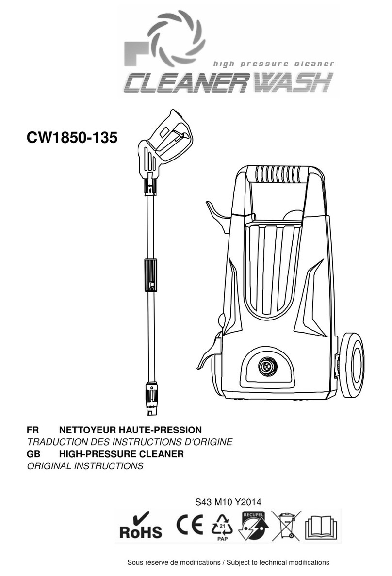 Cleaner Wash CW1850-135 Original instructions