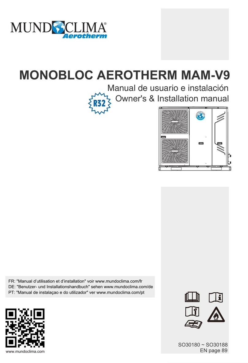 mundoclima Aerotherm MAM-V9 Series Quick start guide