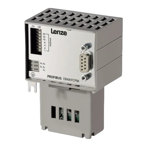 Lenze PROFIBUS E84AYCPM User manual
