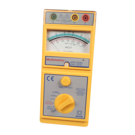 Multimetrix ERT 200 User manua