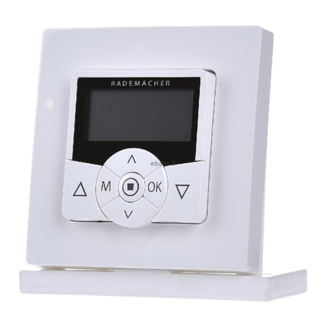RADEMACHER DuoFern HomeTimer 9498-UW Instruction manual for the electrical connection and for commissioning RADEMACHER DuoFern HomeTimer 9498-UW Instruction manual for the electrical connection and for commissioning