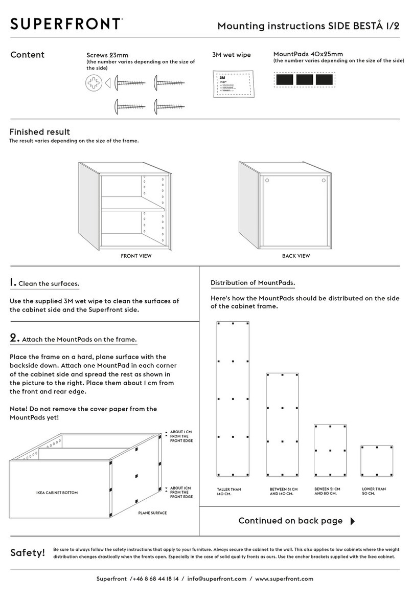 Superfront SIDE BESTA Mounting instructions