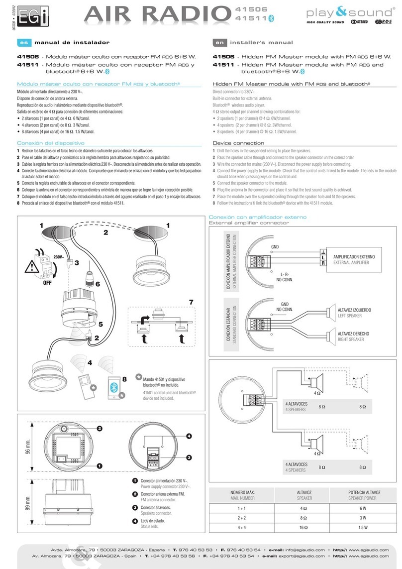EGi play & sound 41506 User guide