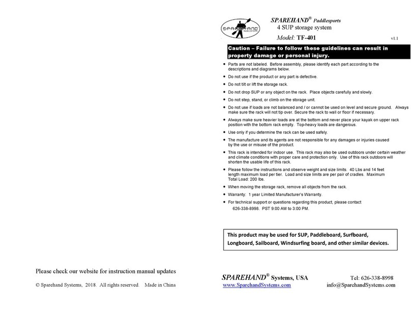 Sparehand Systems TF-401 User manual