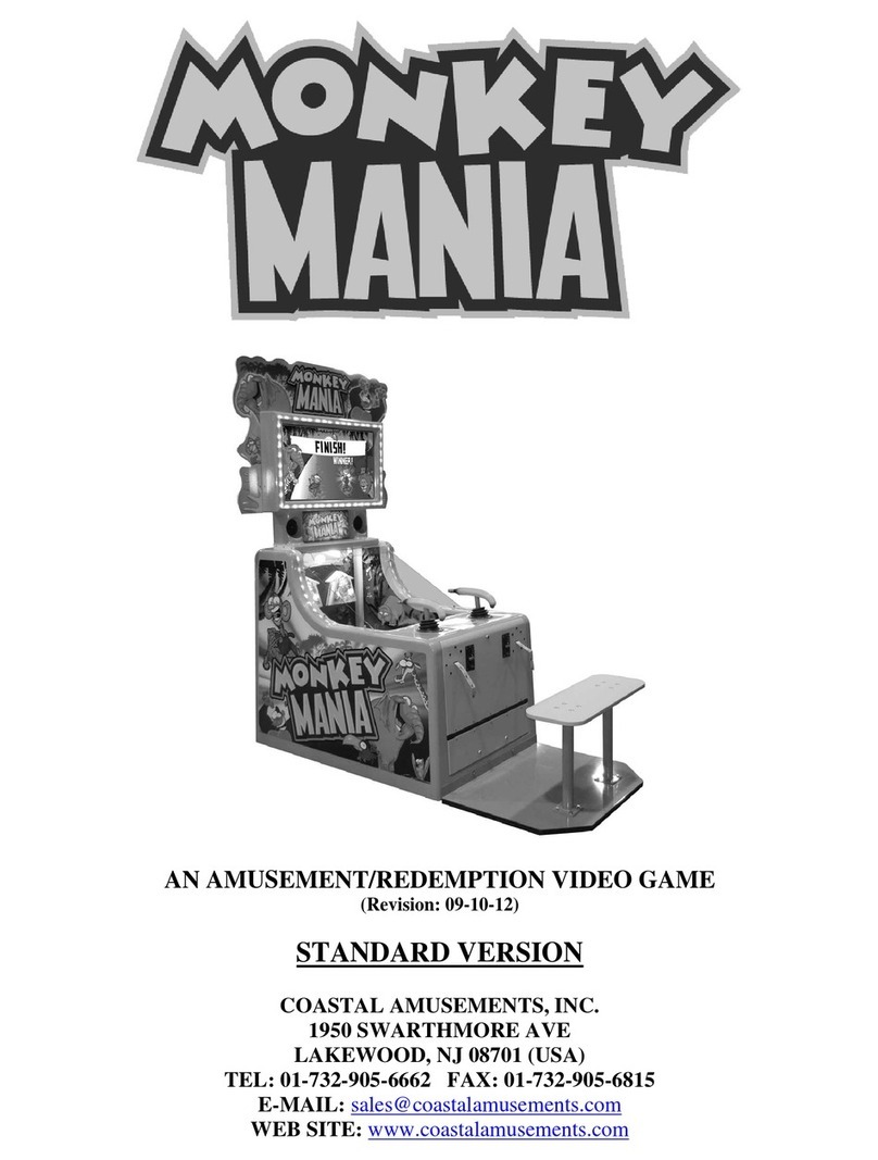 Coastal Amusements Monkey Mania manual
