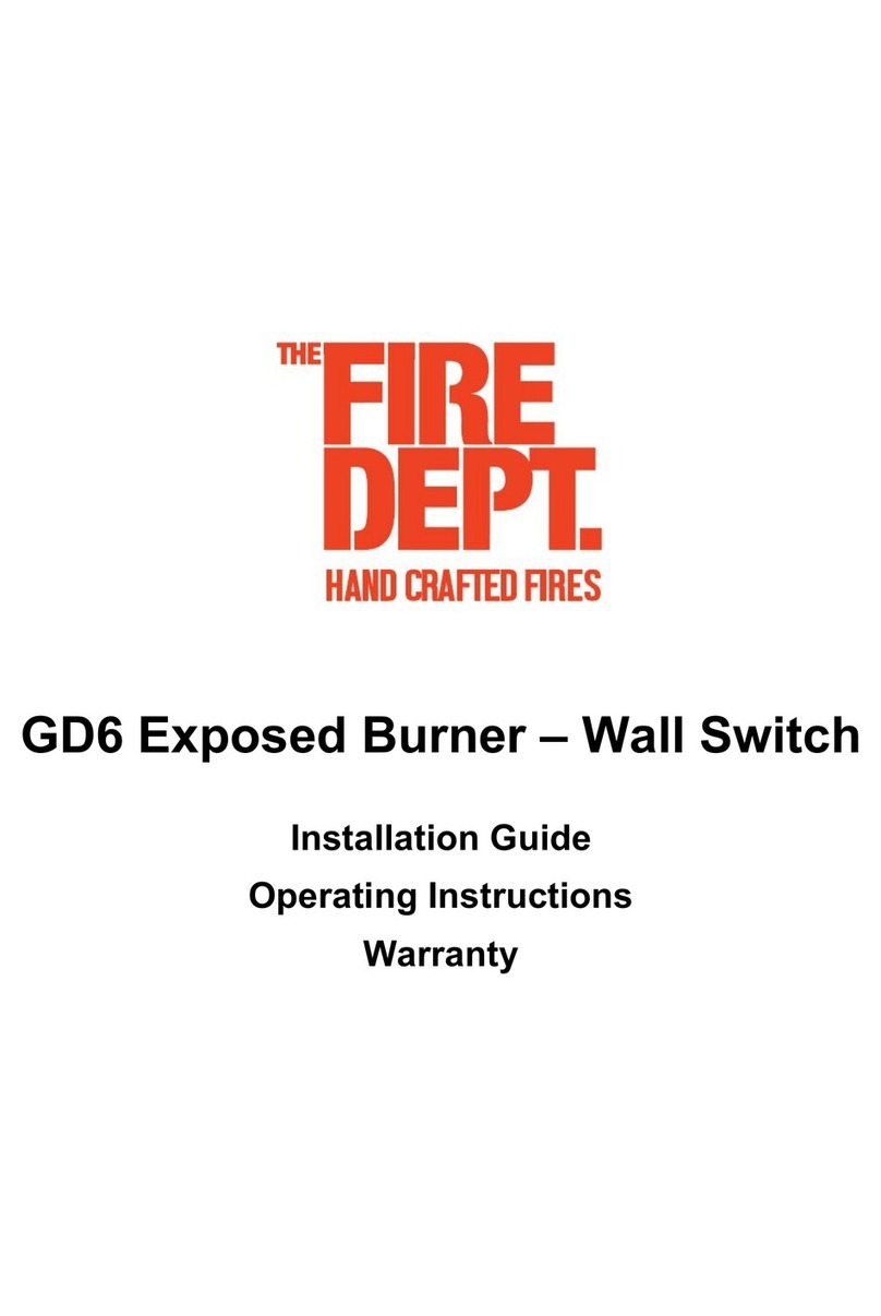 Fire dept GD6 Series Installation Guide Operating Instructions Warranty