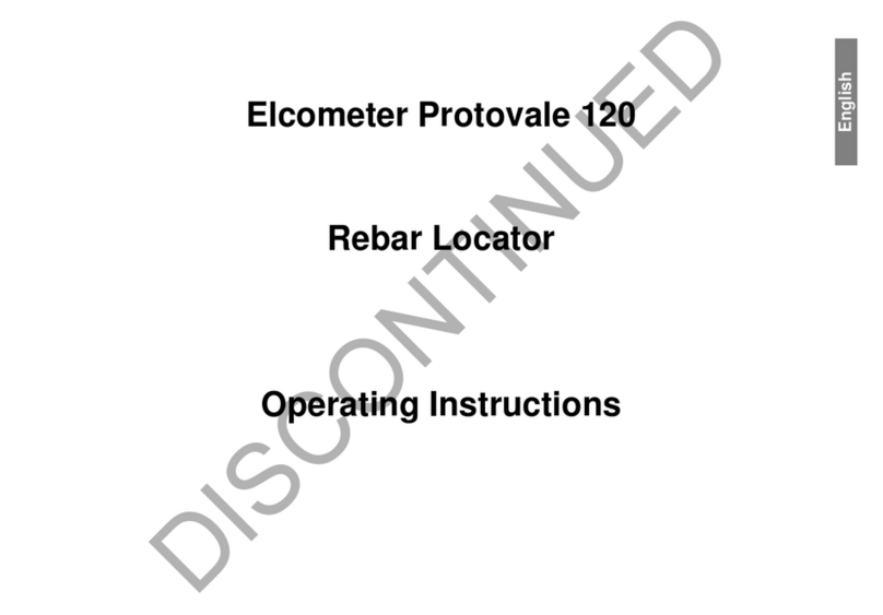 Elcometer Protovale 120 operating instructions