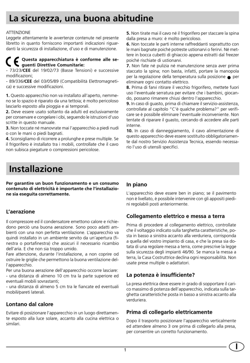Indesit RGA 250 manual