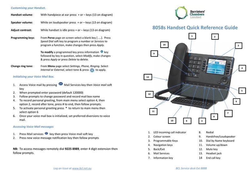 Barristers' Chambers Limited 8058s Quick reference guide Barristers' Chambers Limited 8058s Quick reference guide
