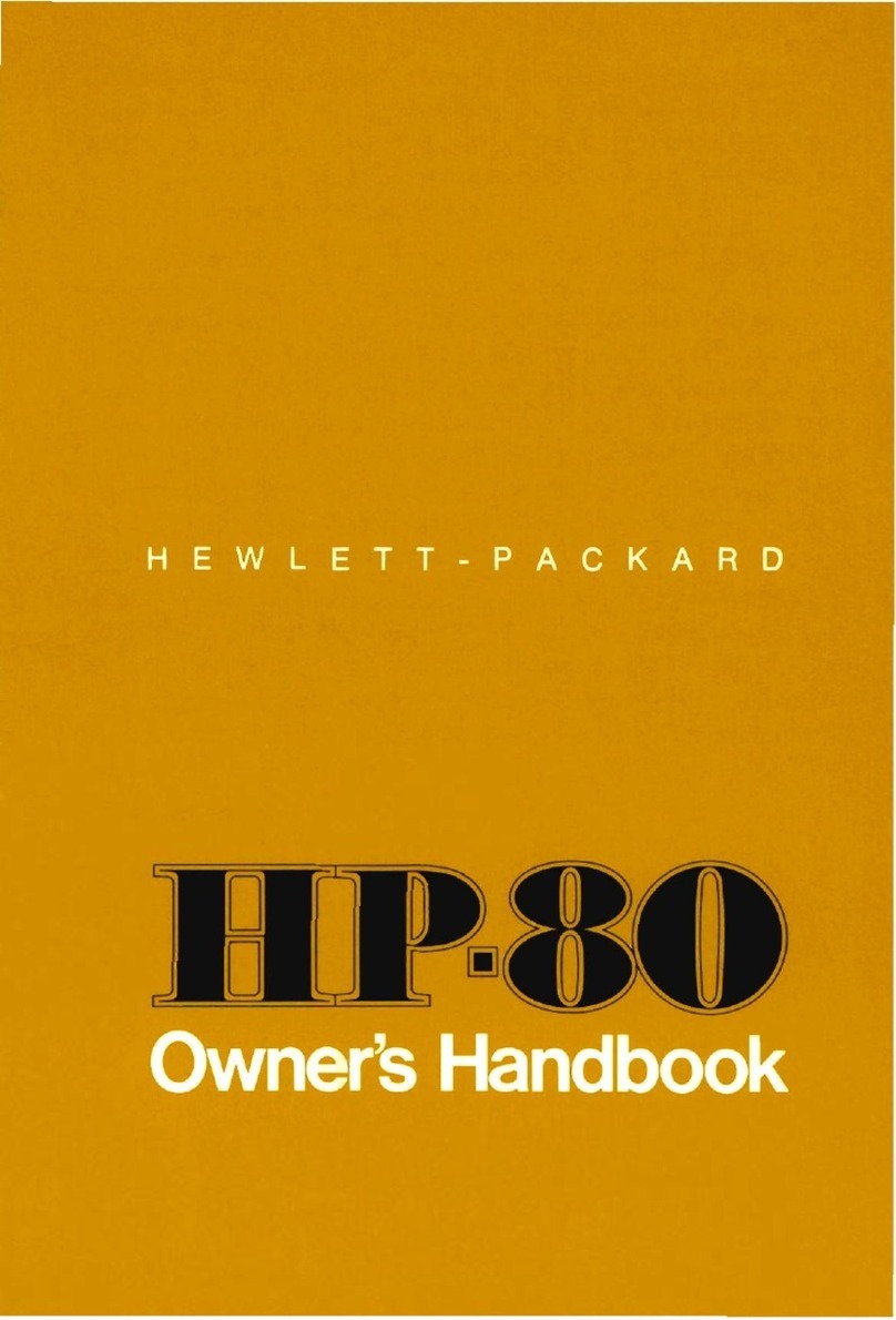 HP HP-80 User guide