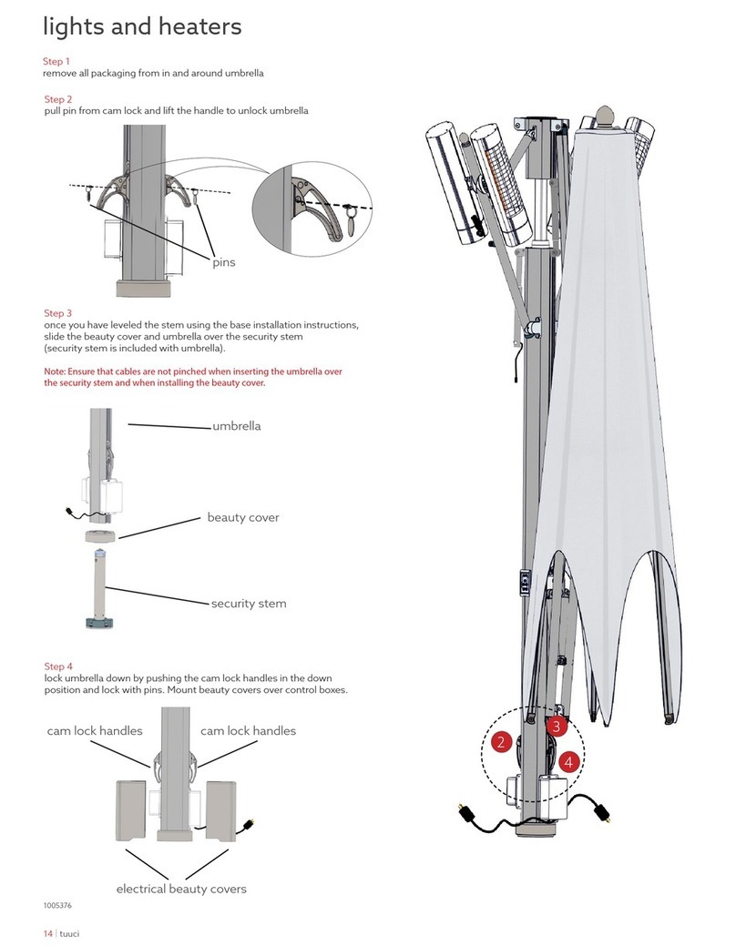 Tuuci 1005376 Assembly & operating instructions