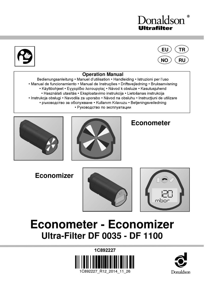 Donaldson Ultra-Filter DF 0035 Operation manual