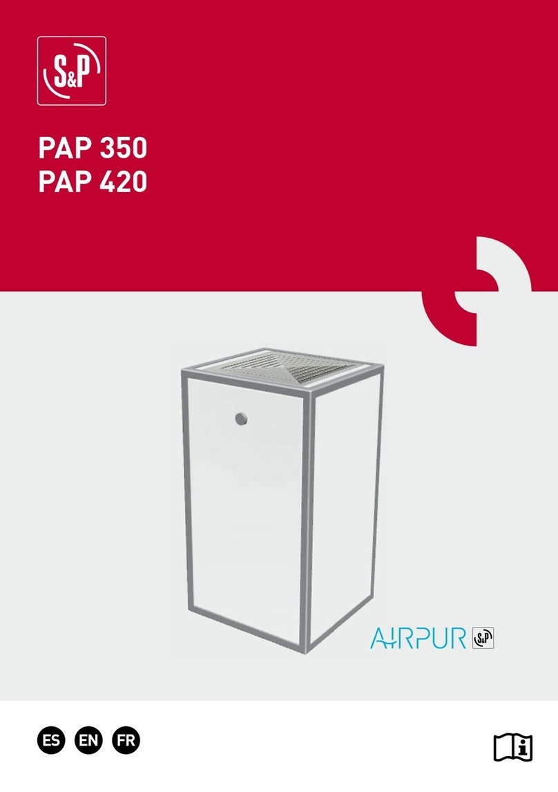S&P AIRPUR PAP 350 manual