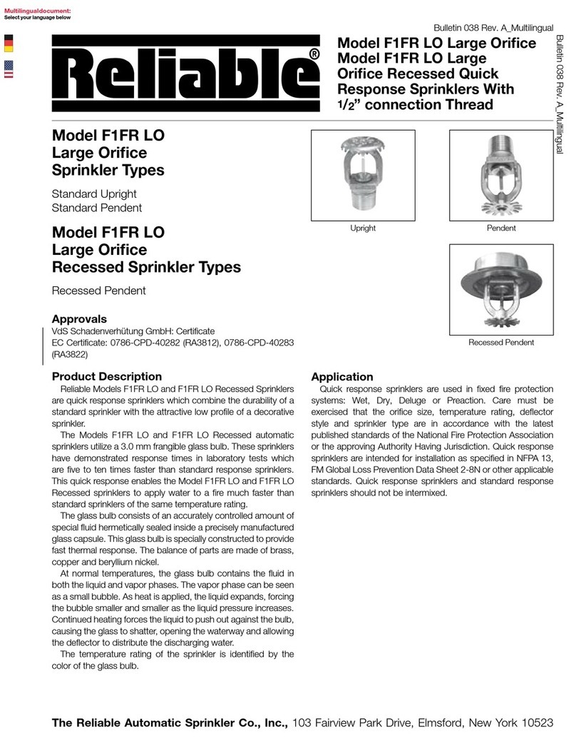 Reliable F1FR LO Series Manual