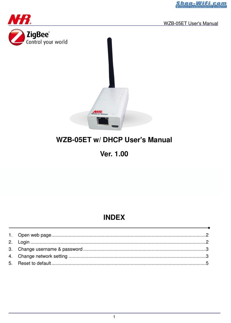 NHR WZB-05ET user manual