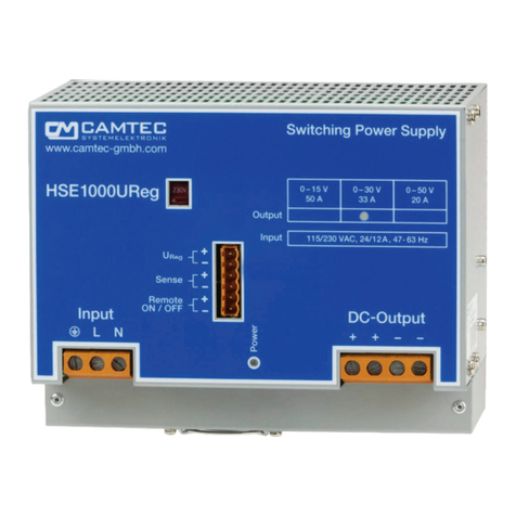 Camtec HSEUREG10001 Series User manual