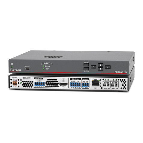 Extron electronics FOX3 T 201 Setup guide