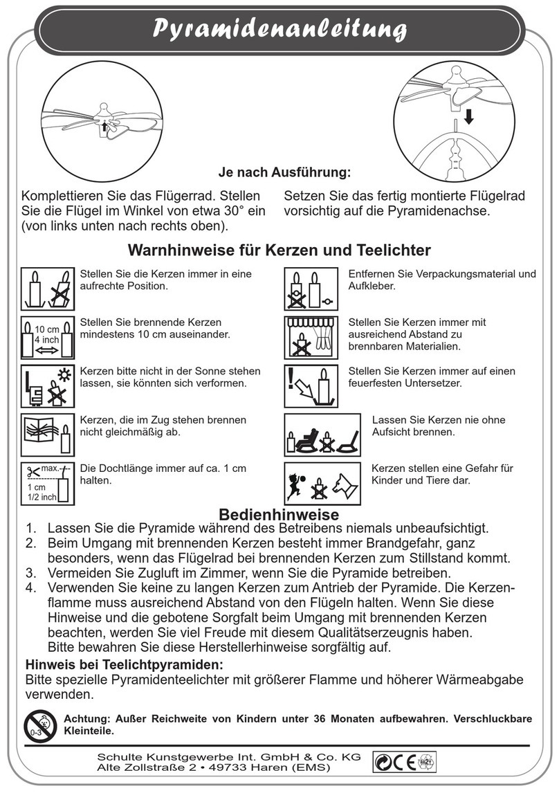 Schulte NATIVITY SCENE User manual