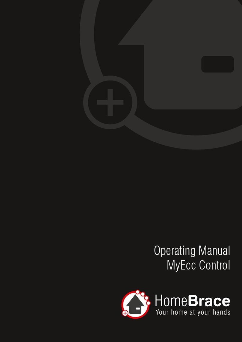 Homebrace MyEcolc Control User manual
