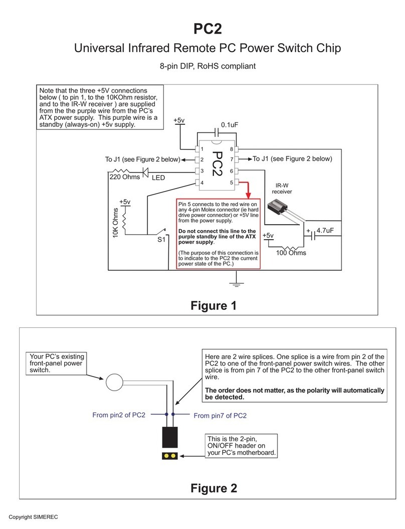 SIMEREC PC2 quick guide