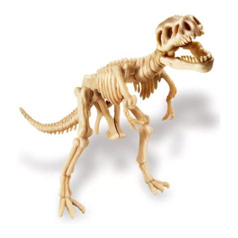 4M KIDZ LABS DINOSAUR SKELETON EXCAVATION KIT User manual