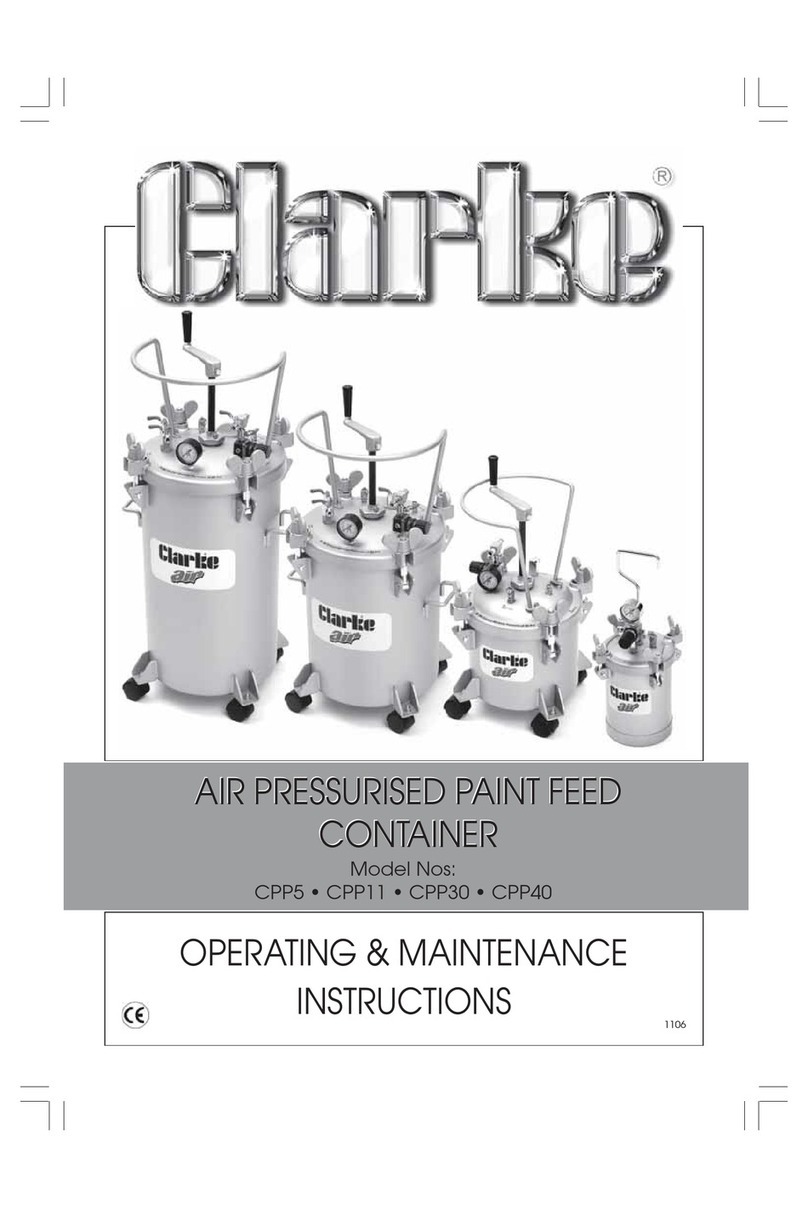 Clarke CPP5 Installation and operation manual