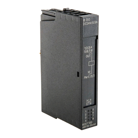 Siemens SIMATIC 8DO DC24V/0.5 A User manual