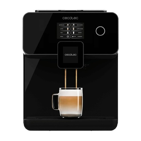 cecotec Power Matic-ccino 8000 Touch instruction manual