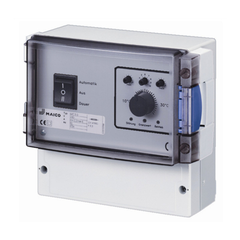 Maico EAT 6 G/1 Installation and operating instructions