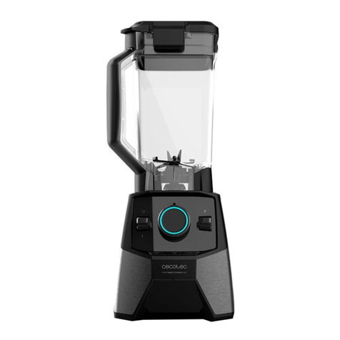 cecotec Power Black Titanium 2000 Pro User manual