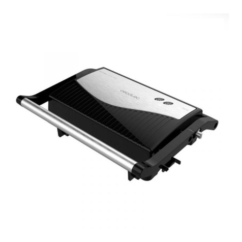 cecotec Rock'nGrill 750 Full Open User manual