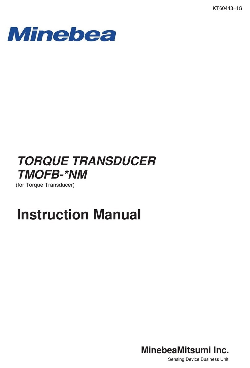 Minebea TMOFB-NM Series instruction manual