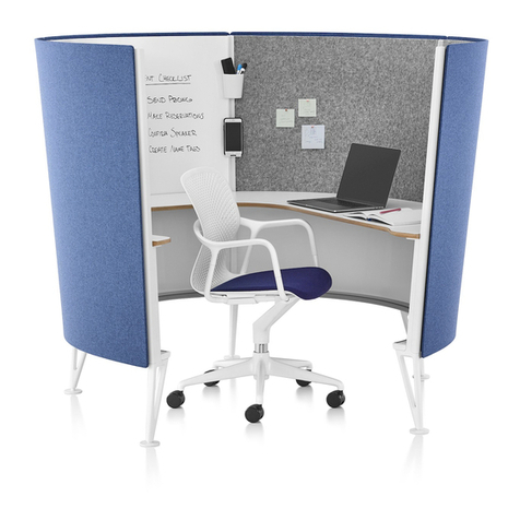 Herman Miller Prospect Solo Space Installation instructions