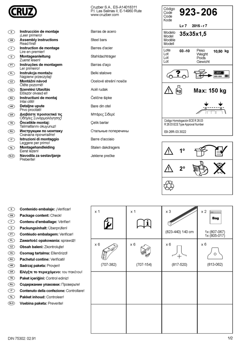 Cruz 923-206 User manual Cruz 923-206 User manual