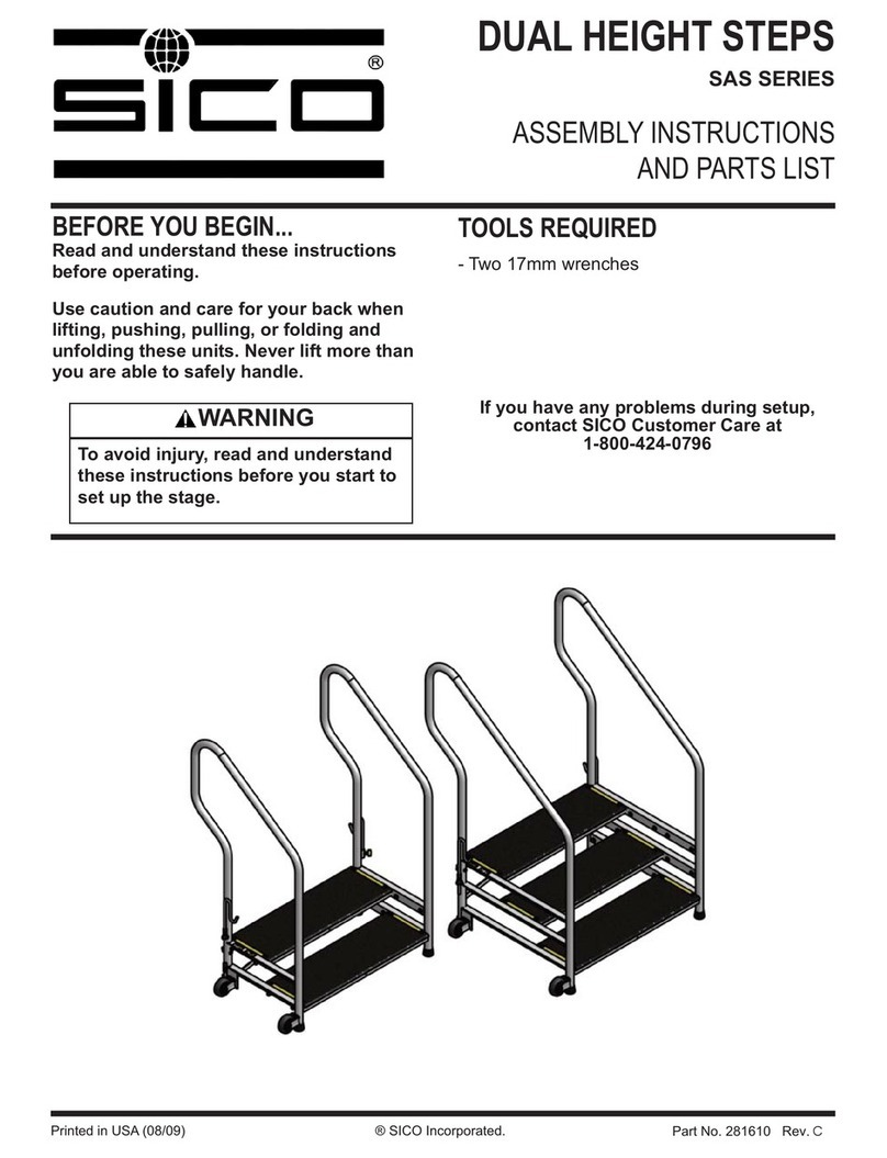 SICO SAS Series Assembly instructions and parts list SICO SAS Series Assembly instructions and parts list