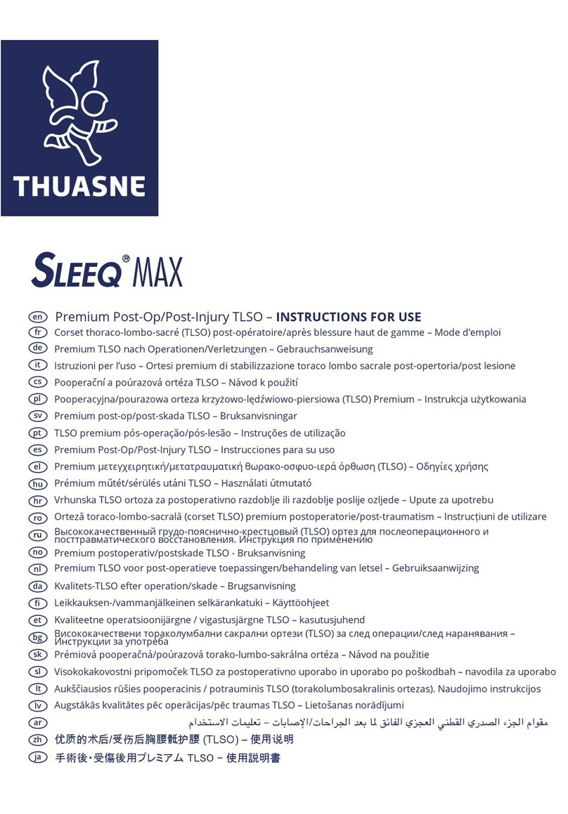 Thuasne SLEEQ MAX User manual