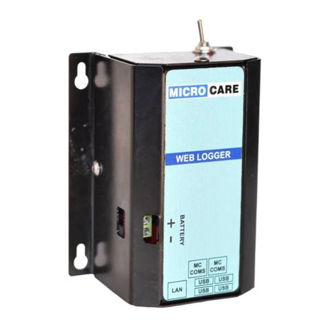 Microcare Web-Logger user manual