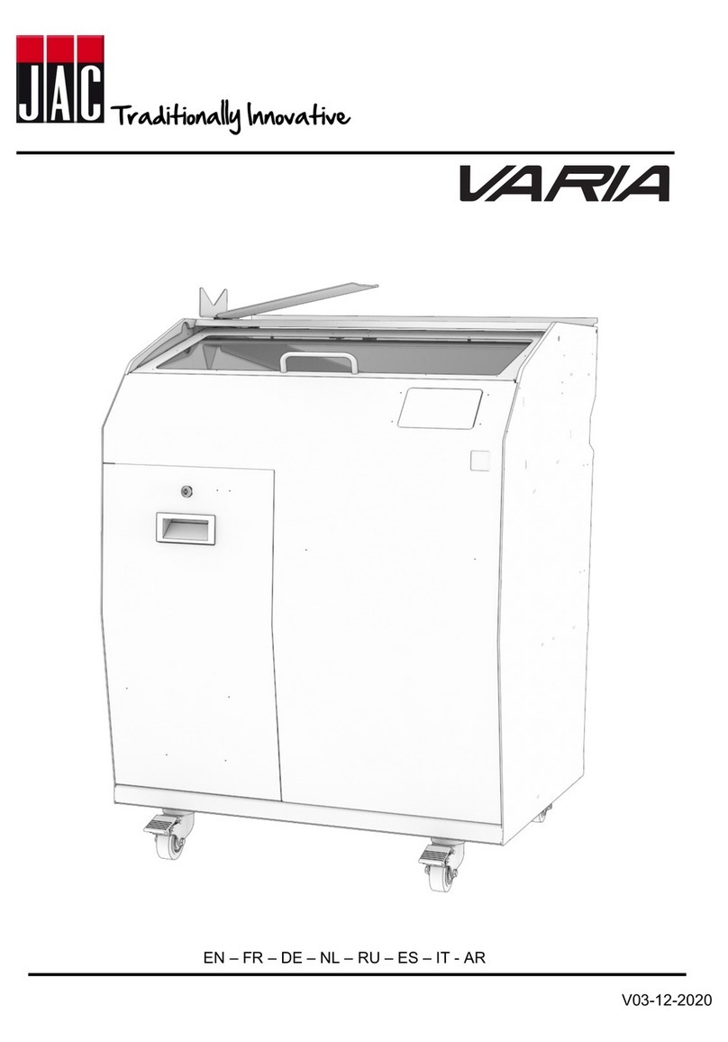 JAC VARIA VMP800 User manual