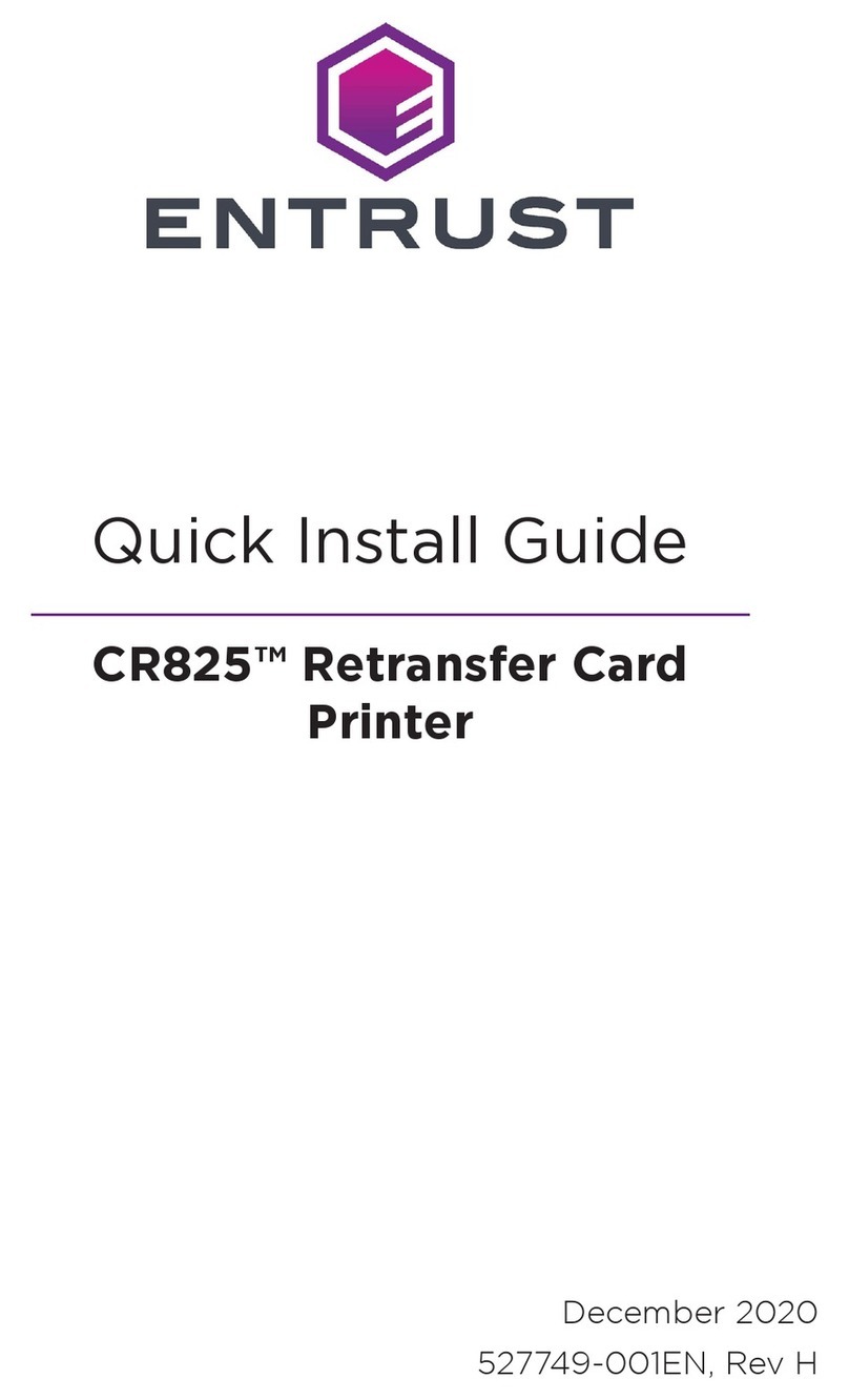Entrust CR825 User manual
