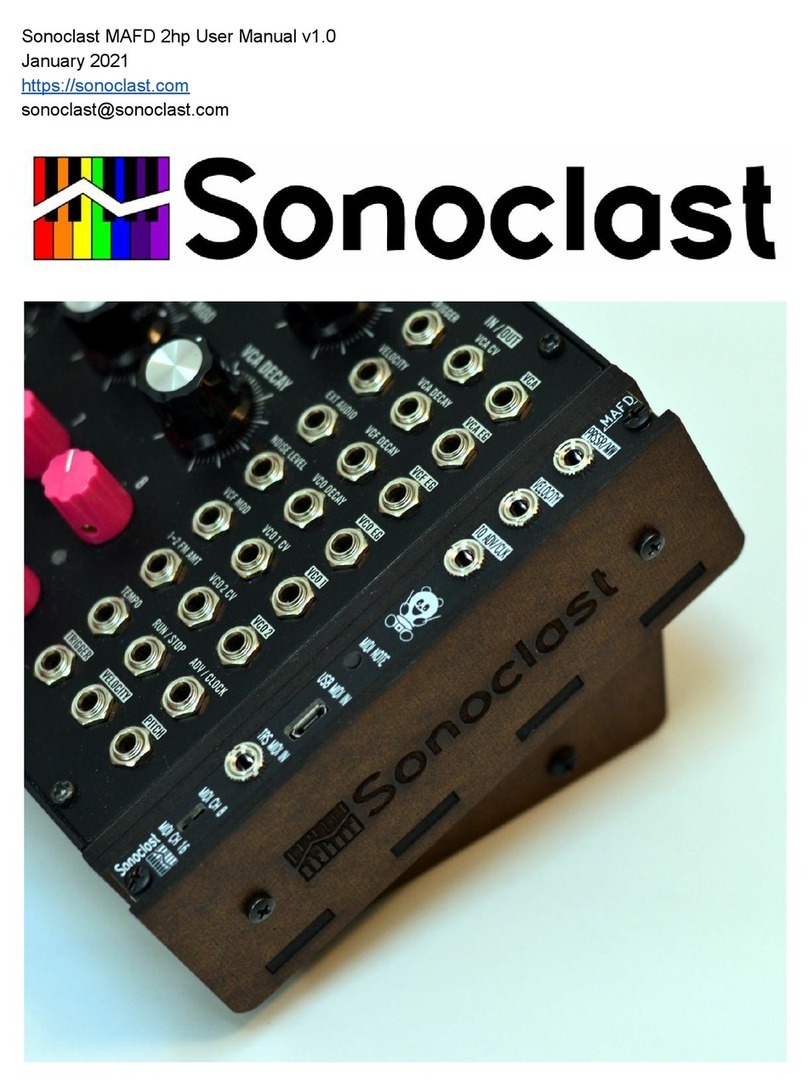 Sonoclast MAFD 2hp user manual